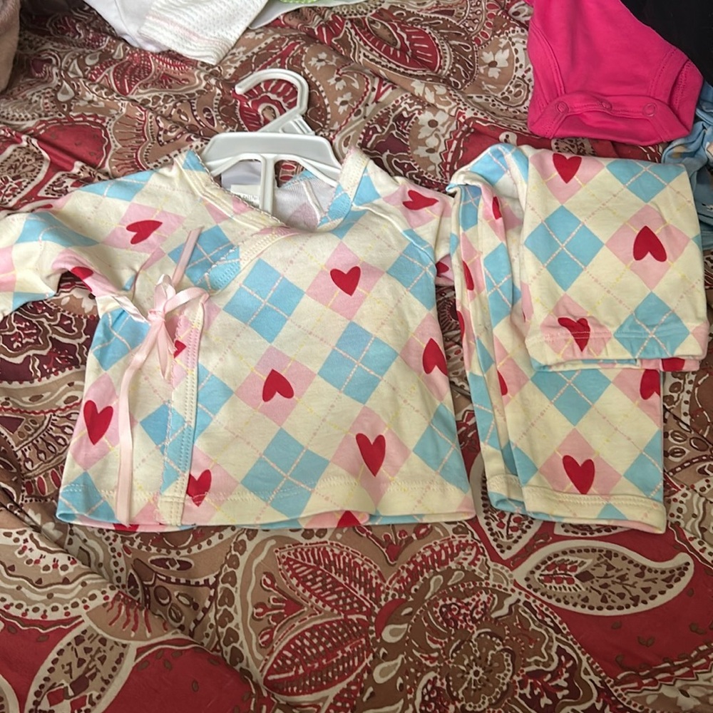 NWT Sz 12mths heart Pantset by mad sky